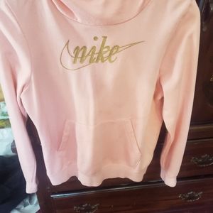 Pink Nike hoodie